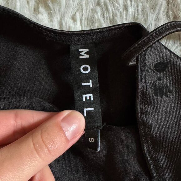 Motel Women's Black Dress - Picture 3 of 3